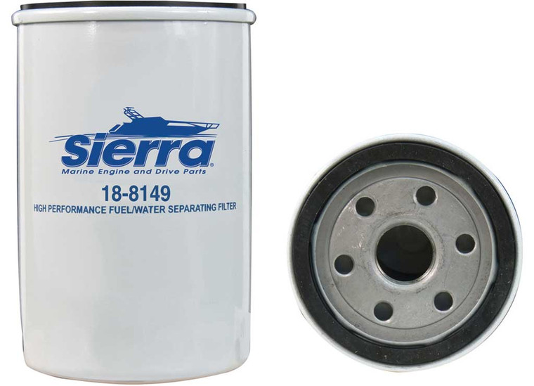 Sierra - Fuel Water Separator Filter Rating:10 Micron; Capacity:high - 18-8149