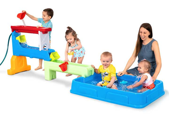 Simplay3 - Raindrop Falls Water Table And Splash Pool - 220190-02