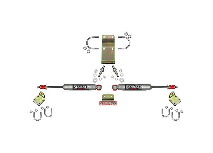 Skyjacker Suspension - 0718 Wrangler Jk Dual Stabilizer Kit Silver - 9203