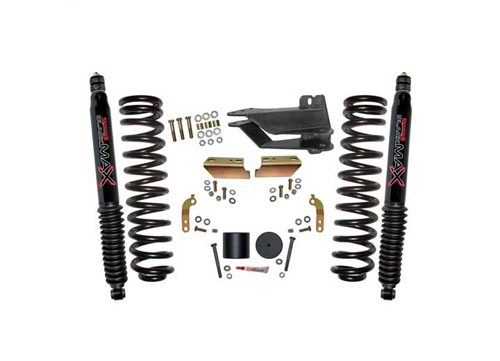 Skyjacker Suspension - 17c Ford F250/f350 Sd Diesel 2.5 In Leveling Kit W/vr Coils /black Max Shocks - F1725VBK-B