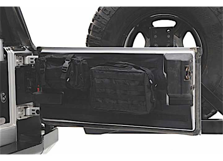 Smittybilt - 9706 Wrangler Tj/lj Gear Tailgate Cover;  Black Denim - 5662201