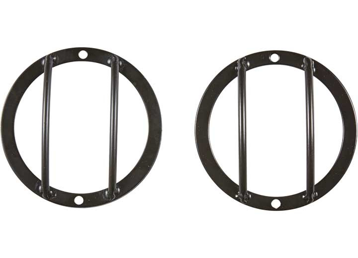 Smittybilt - 0718 Wrangler (jk) Euro Side Turn Signal Guards  Black  2 Piece - 5691