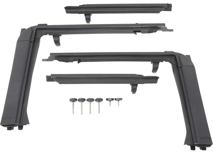 Smittybilt - 0718 Wrangler Jk 4dr Oe Style Door Surrounds; Includes Six Knobs - 91406