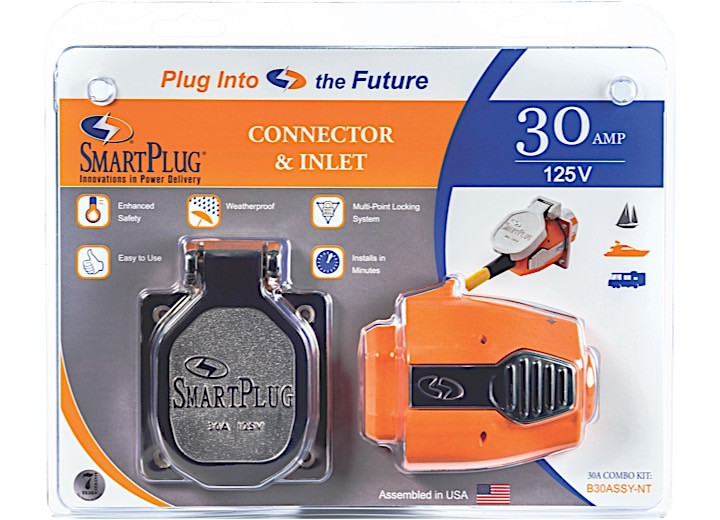 SmartPlug - 30 Ampfemale Connector & Stainless Steel Inlet - B30ASSYNT