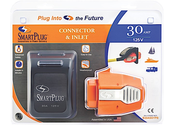 SmartPlug - 30 Ampfemale Connector & Nonmetallic Inlet/black - B30ASSYPB