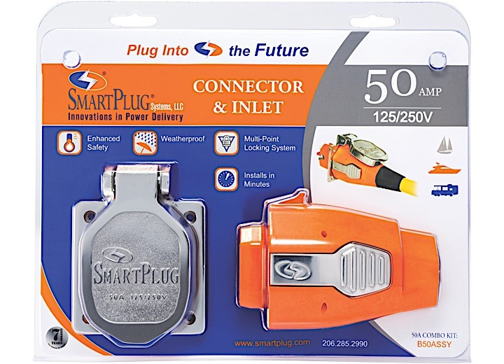 SmartPlug - 50 Ampfemale Connector & Stainless Steel Inlet - B50ASSY