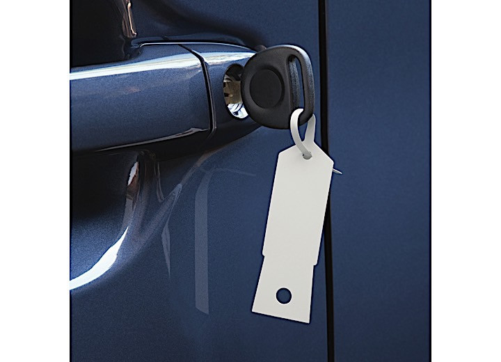 Slip-N-Grip - Plastic Arrow White Key Tag 4.5inx.75in 1000/box - FB-P9933-23