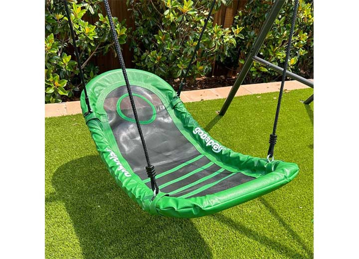 Springfree Trampoline - Gobaplay Boat Platform (tree) Swing Green - GPPBSG