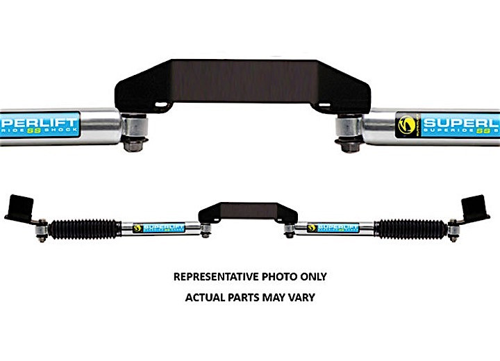 Superlift - 0522 Ford F250/f350 Superduty(w/ 3in Or Greater Lift Height)  Dual Steering Stabilizer Kit - 92730