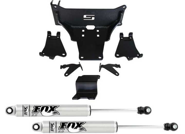 Superlift - 23c F250/350 With Fox Stabilizers Dual Steering Stabilizer  No Lift Required - 92753