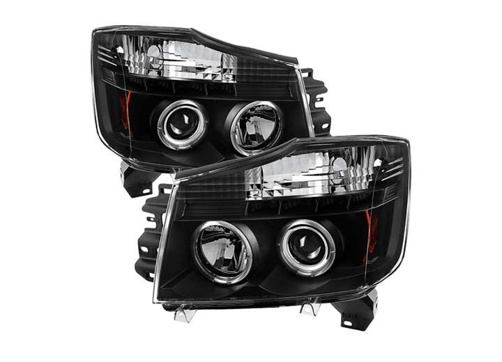 Spyder Automotive - 0415 Titan/0407 Armada Projector Headlightsled Haloled(replaceable Leds Drive/pass - 5011572