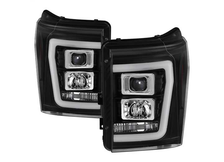 Spyder Automotive - 1116 F250/f350/f450 Super Duty Version 2 Proj Hllight Bar Drlblack - 5084460