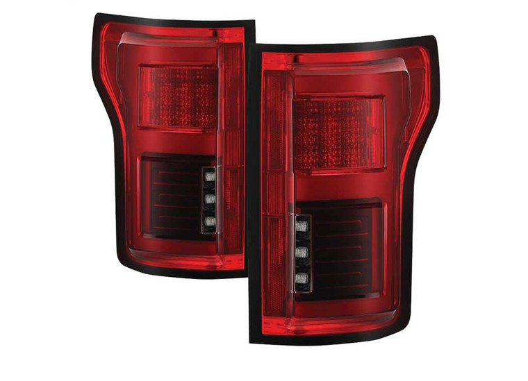 Spyder Automotive - 1517 F150 Light Bar Led Tail Lights (compatible W/rear Blind Spot Sensor Model - 5085320
