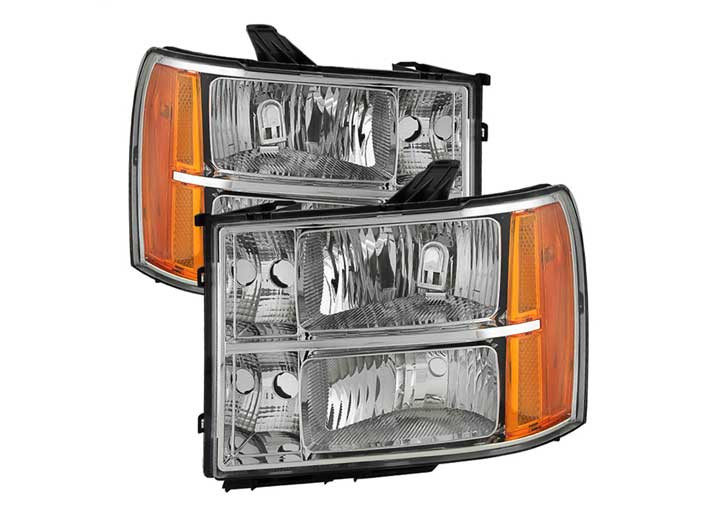 Spyder Automotive - 0713 Sierra Crystal Headlightschrome - 9034756