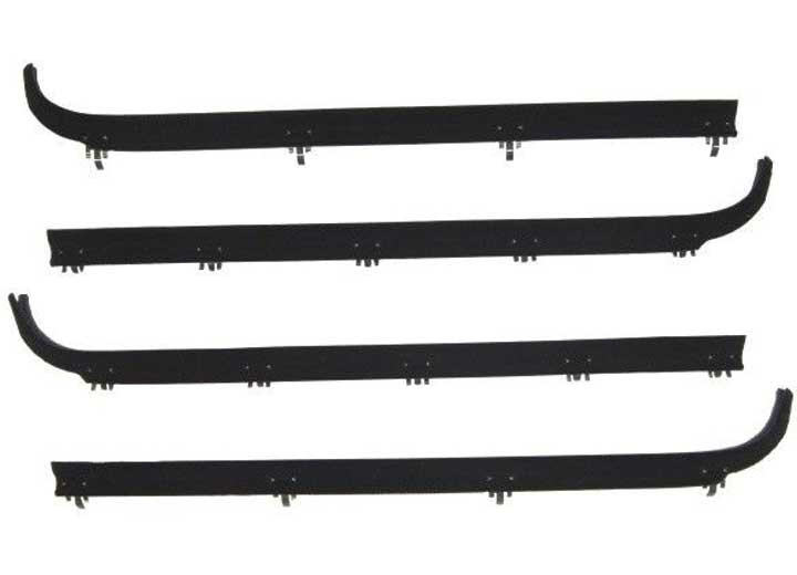 Steele Rubber - 8796 F150/f250/f350/bronco Window Felt Beltline Weatherstrips - 80-0628-57