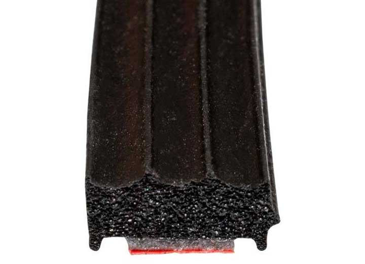 Steele Rubber - 3/16x7/16 In Ribbed Hollow Bulb Weatherstrip 20ft - 99-4114-277