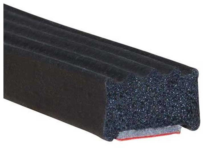 Steele Rubber - 5/16x9/16 In Ribbed Hollow Bulb Weatherstrip 30ft - 99-4399-277