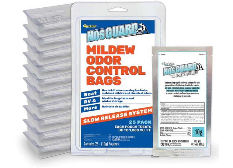 Star Brite  - Mildew Odor Control Bags 25 Pack 10 Gram - 89924