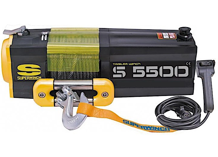 Superwinch - S5500 Winch 5500 Lbs 12 Vdc 7/32 In X 60 Ft Steel Rope - 1455200