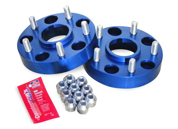 Spidertrax Inc - 9904 Grand Cherokee 5 X 5in X 11/4in Thick Blue Wheel Spacers(pair) - WHS006