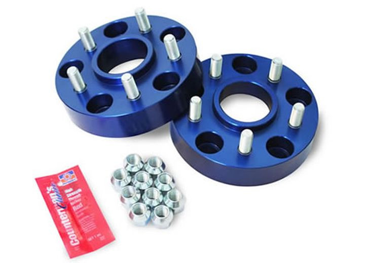 Spidertrax Inc - 0718 Wrangler/0610 Commander 5 X 5in To 5 X 41/2in Blue Wheel Adapters(pair) - WHS011