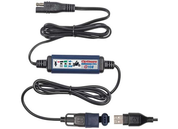 Tecmate  - Optimate Usb 3300ma Sealed Charging Sys 40in W/ Sae Connect To 20in Usb Socket - O-108V2