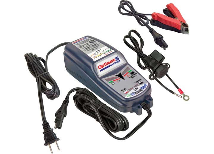 Tecmate  - Optimate 5 Start/stop 6step 12v 4a Battery Saving Chargertestermaintainer - TM-221