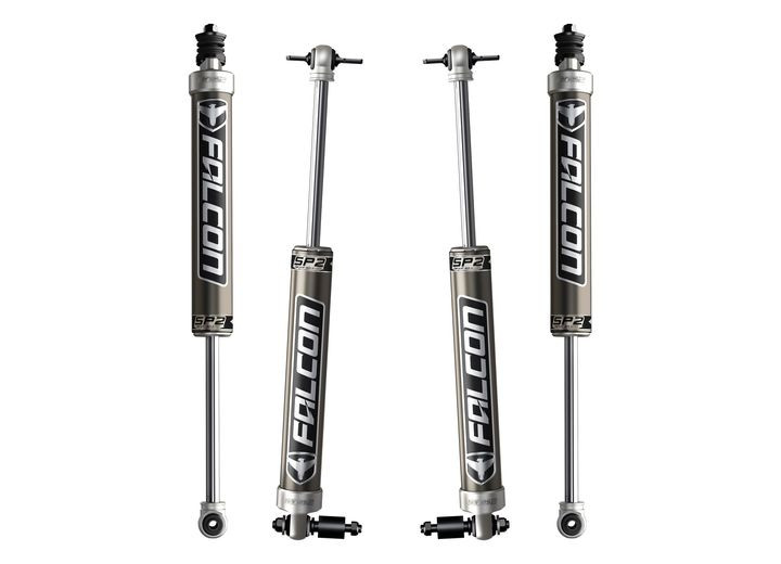 TeraFlex - 0718 Wrangler Jk 2dr: Falcon Sp2 2.1 Monotube Shock Kit (3–3.5in Lift) - 02-02-21-400-253