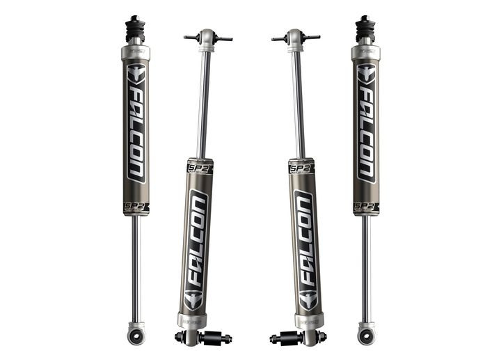 TeraFlex - 0718 Wrangler Jk 4dr: Falcon Sp2 2.1 Monotube Shock Kit (3–3.5in Lift) - 03-02-21-400-253