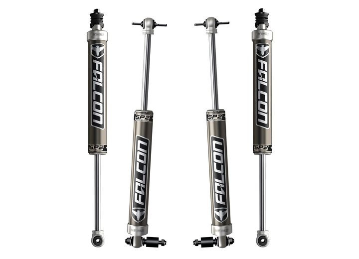TeraFlex - 0718 Wrangler Jk 4dr: Falcon Sp2 2.1 Monotube Shock Kit (4–6in Lift) - 03-02-21-400-406