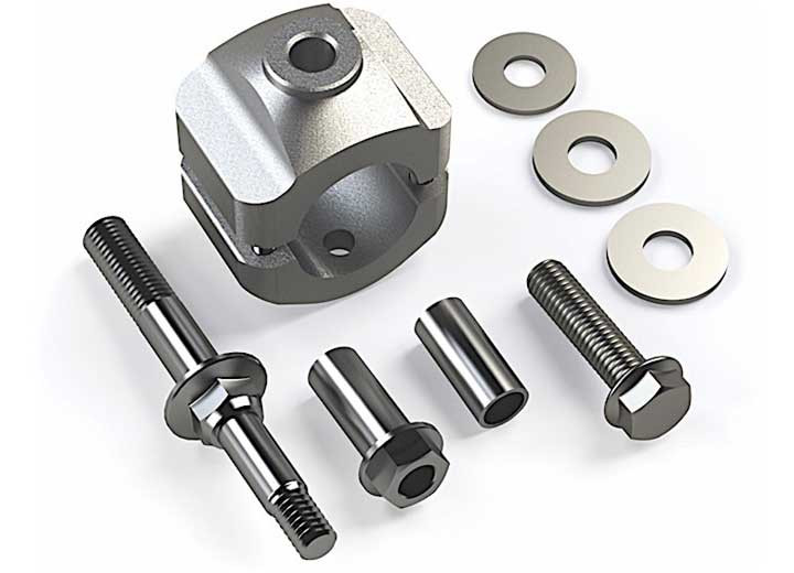 TeraFlex - 0718 Jeep Wrangler Jk Steering Stabilizer Relocation Kit  15/8in Tie Rod - 1123160