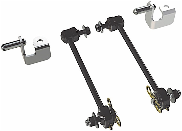 TeraFlex - Jk 3in4in Front Quick Disconnect W/ Swivel Stud Kit Boxed (pair) - 1753000