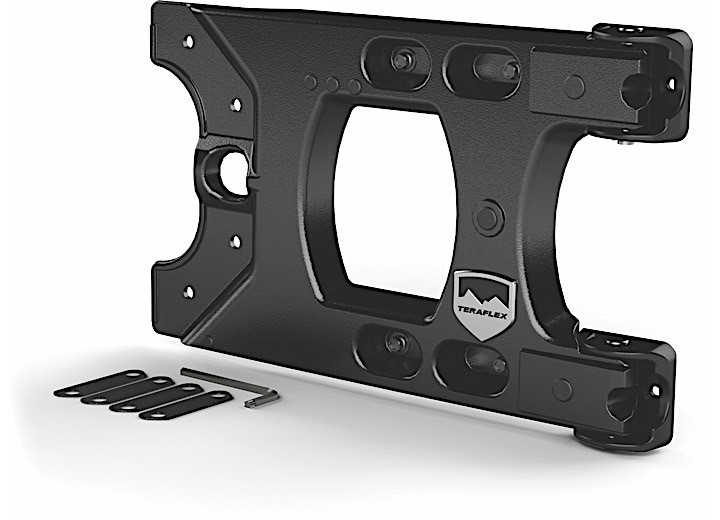 TeraFlex - 0718 Wrangler Jk Hd Aluminum Hinged Carrier W/ Plate Spacers - 4838100