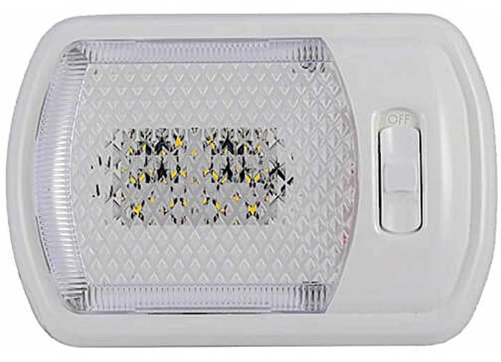 Thin Lite - 12v Single Ceiling Light W/onoff Switch Pc (clear) Len Cul Listed - DIST-LED311-1