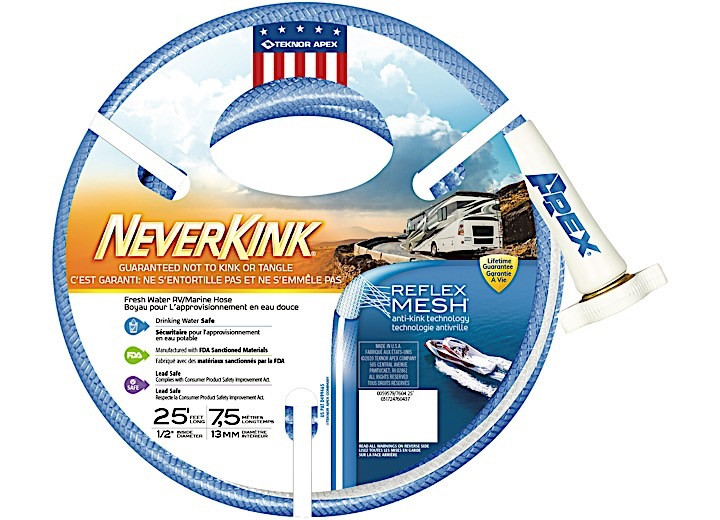 Teknor Apex - 1/2in X 25ft Blue Neverkink Hose - 7604-25