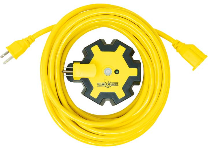 Southwire - Yellow Jacket Outdoor Pwr Set 30ft Cord & 5 Outlet Adapt - 41245