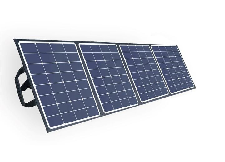 Southwire - 100w Quad Fold Solar Panel With Leg Supports Includes 6ft Connector Cable - 53224