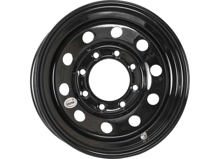 Taskmaster - Steel  16x6 8x6.5 Blk Mod Loose 4460lcc Trailer Wheel - MX660865BMP3