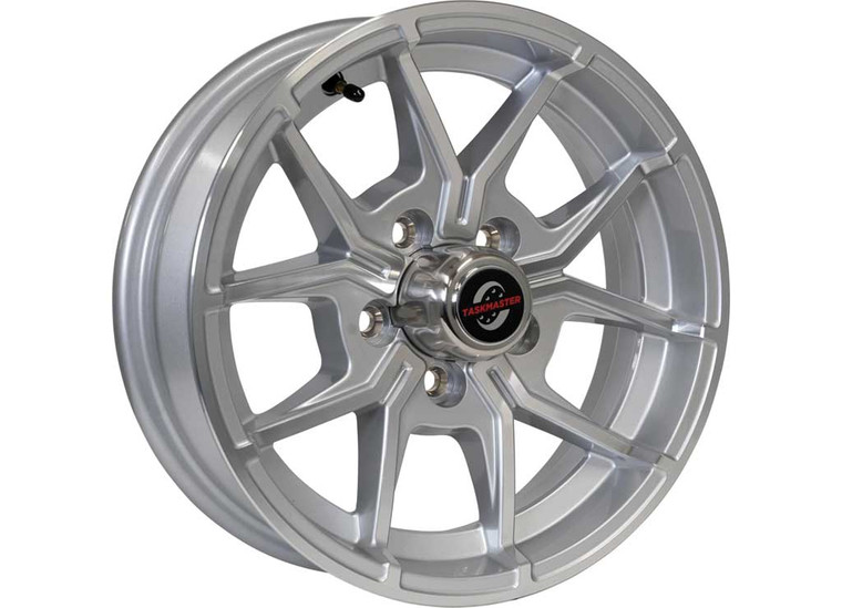Taskmaster - 15x5 5x4.5 Silver Machined Face 5fork 3.19cb 2160lcc - WA-15050545-SMFS-16024-5FK