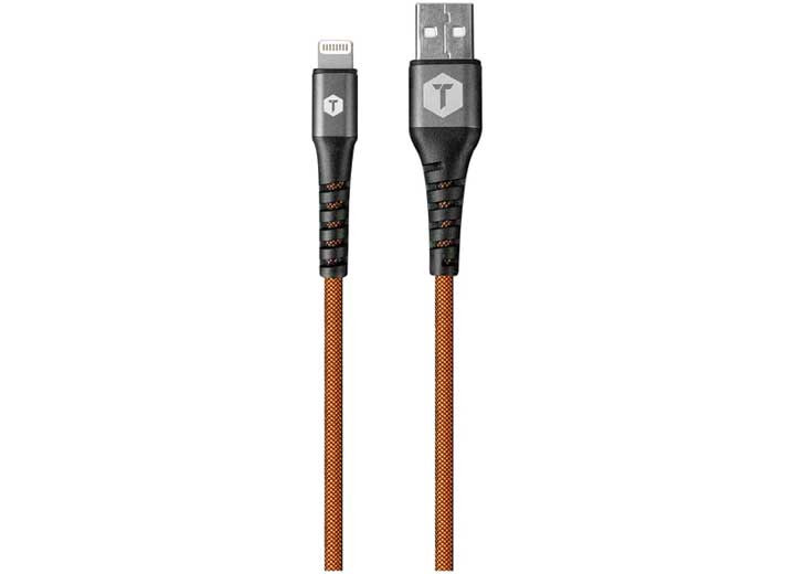 Tough Tested Brand - 8ft Pro Armor Weave Cable W/slim Tip Lightning - TT-PC8-IP2