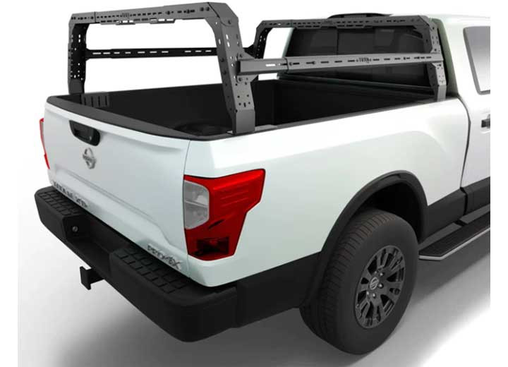 TUWA Pro - 04c Nissan Titan Tuwa Pro Shiprock Height Adjustable Bed Rack With Roof Rails - BR47415-RR