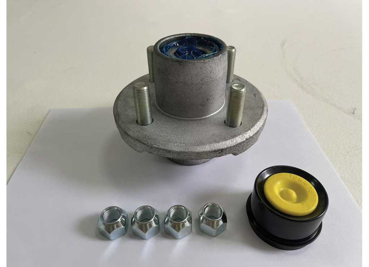 Tow-Rite - Idler Hub 44 Bc 2k Kit Bearing 11/16in L44649/l44610 1/2 Stud Pregreased  Boxed  Galvanized - TR4100G