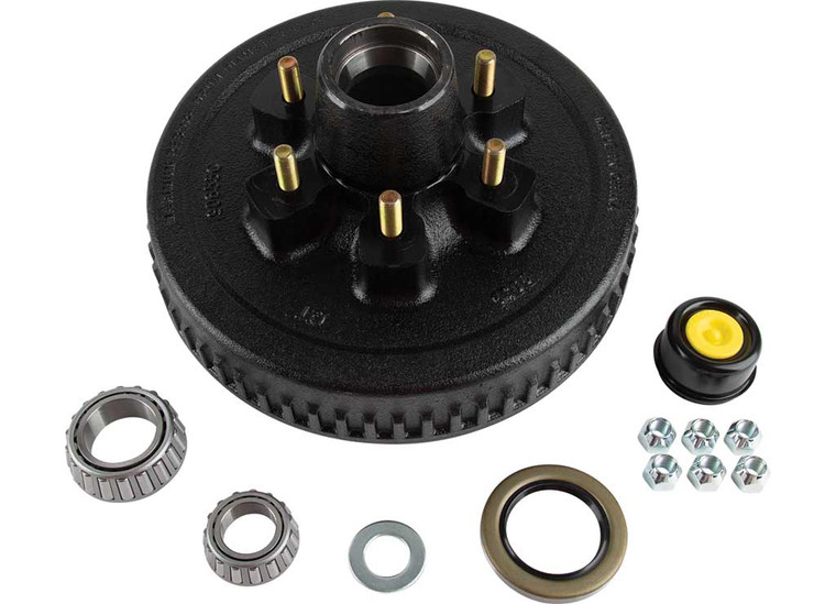 Tow-Rite - 12in Brake Drum 65.5 Bc 6k Kit 25580/15123 25520/15245 1/2in Stud  Boxed - TR4114
