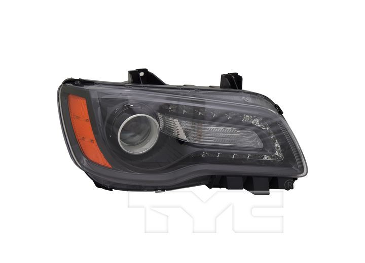 TYC - Capa 1214 Cr 3.0.0 Halgn W/led Drl Blk Bezel Headlamp Assy - 20-9299-00-9