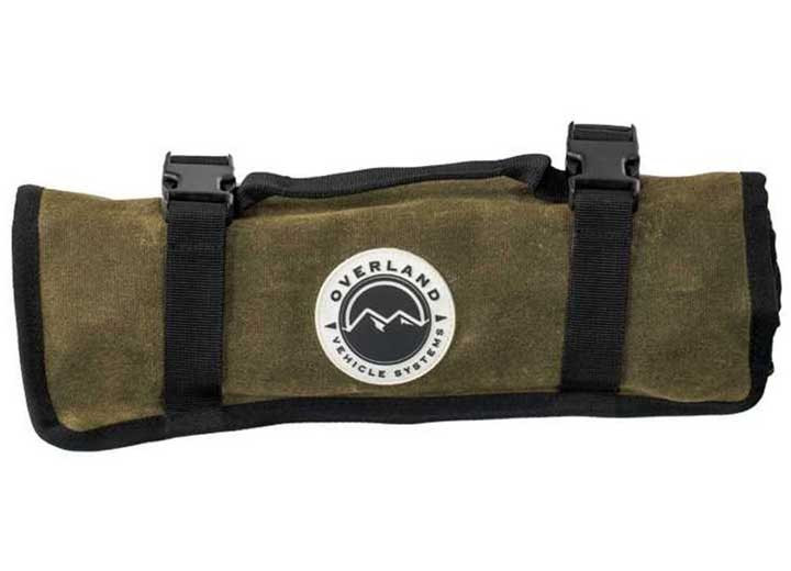 Overland Vehicle Systems - Large Wrench Tool Roll (24 Slot) #16 Waxed Canvas - 21219941