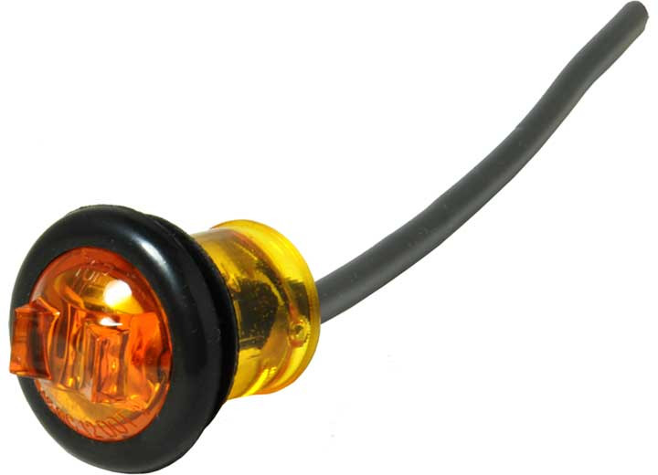 Uni-Bond Lighting - Led Compact Side Marker Lamp W/ Grommet Amber - LED0700A