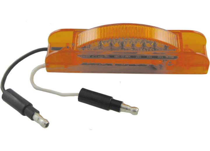 Uni-Bond Lighting - Led 0.75inx4in Slim Line Marker Lamp Amber  7diodes - LED0750A