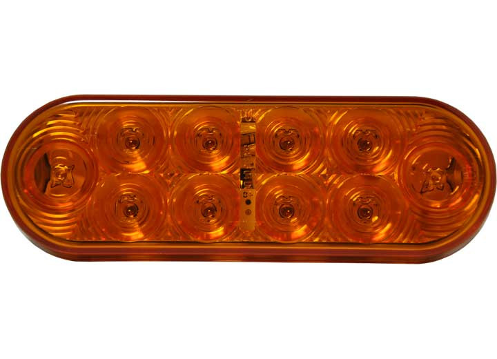 Uni-Bond Lighting - Led Oval Signal/park Lamp Amber  10diodes - LED2238S-10A