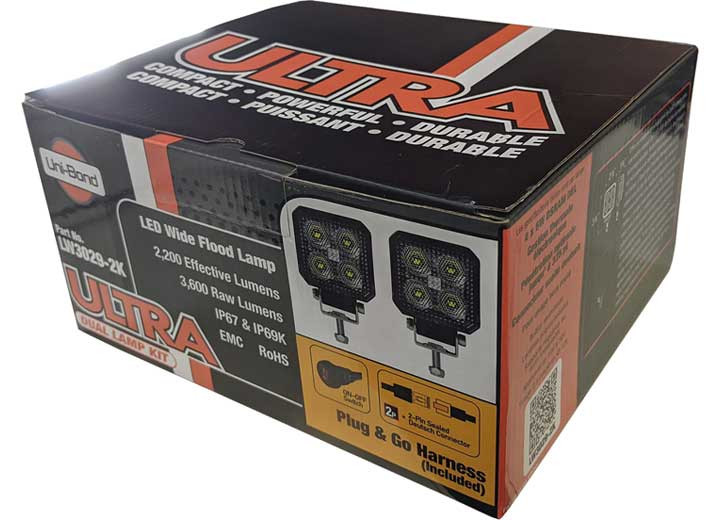 Uni-Bond Lighting - Lw3029 Dual Lamp Kit - LW3029-2K