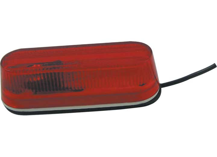 Uni-Bond Lighting - (1 Bulb) 11/8in X 3.5in Thinline Marker Lamp Red - ML1030R